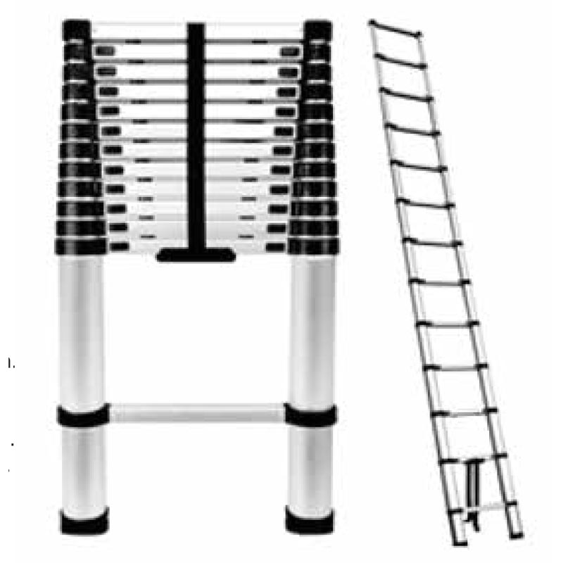 TELESCOPIC LADDER (ALUMINIUM+PLASTIC) 3.2M