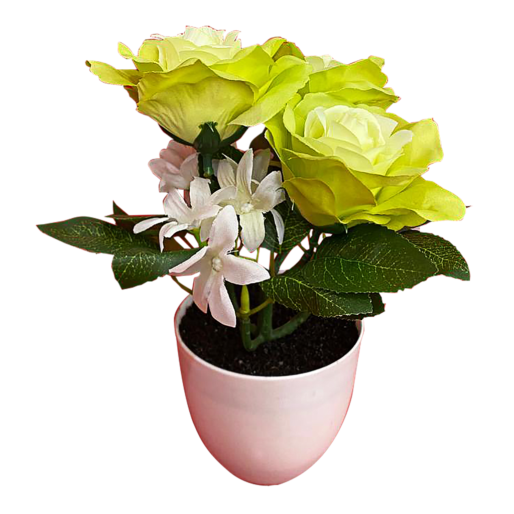 ARTIFICIAL FLOWER WITH POT PJ3911 GREEN