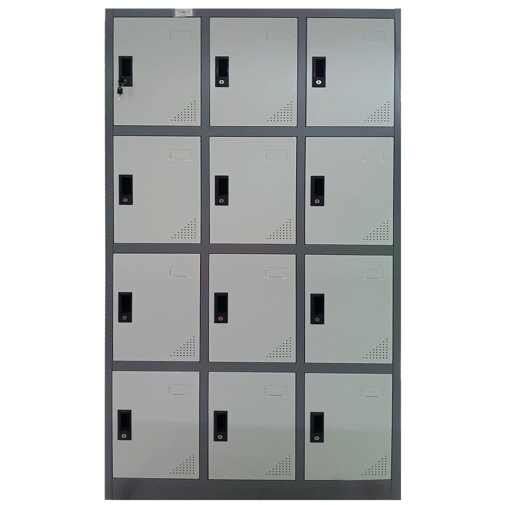LEMARI BESI LOCKER 12 PINTU