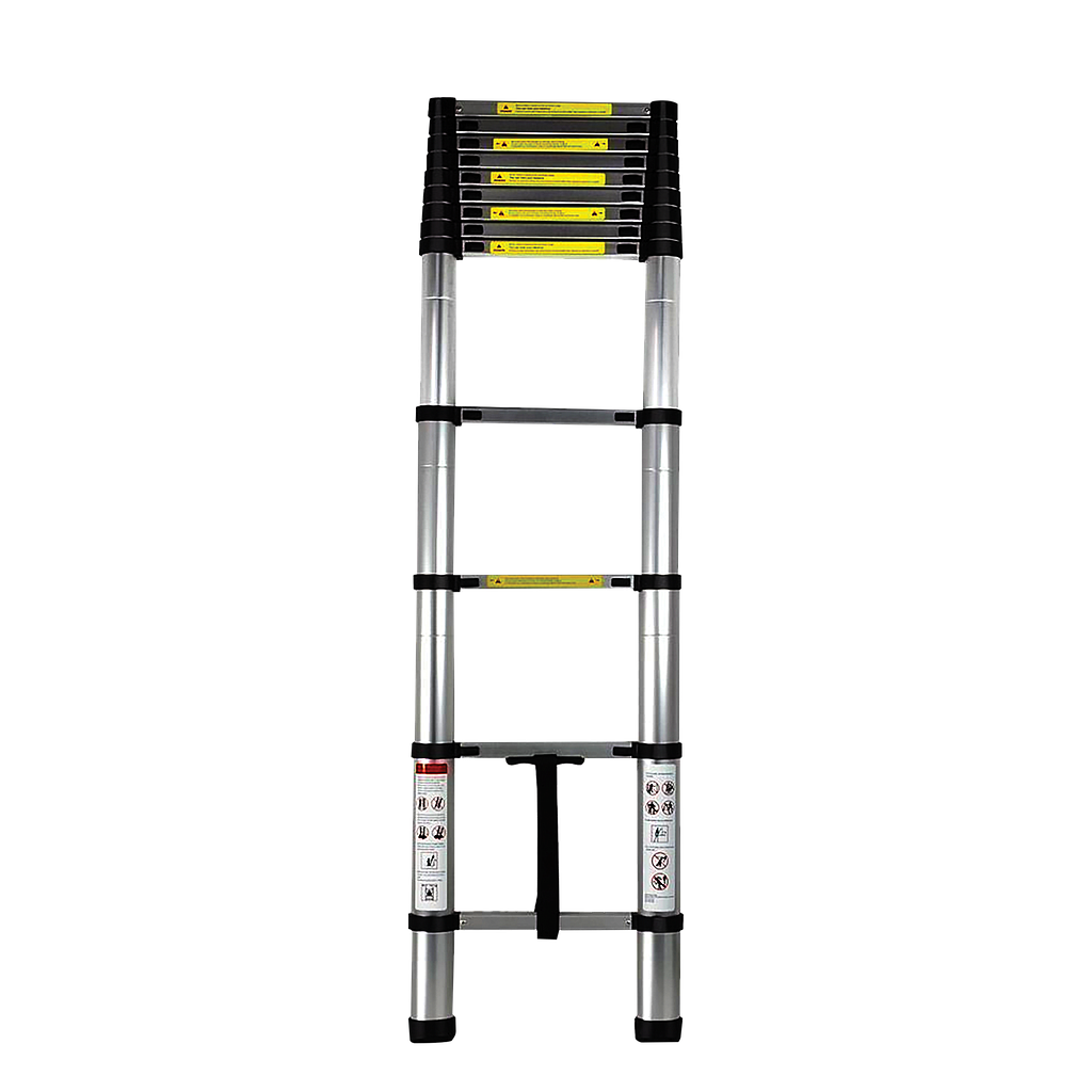 TELESCOPIC LADDER  ALUM. + PLASTIC) 2.6M